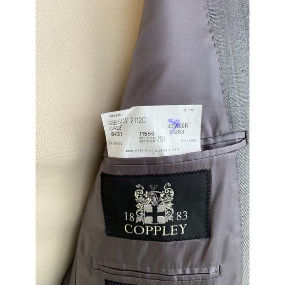 Coppley x Vitale Barberis Canonico Blazer Sport Coat Jacket Sz 42S - Picture 11 of 11